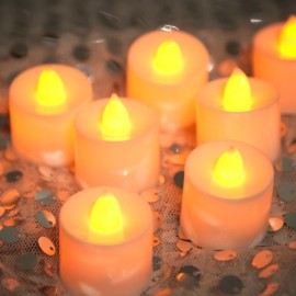 Rent: Yellow Tea Lights Candles