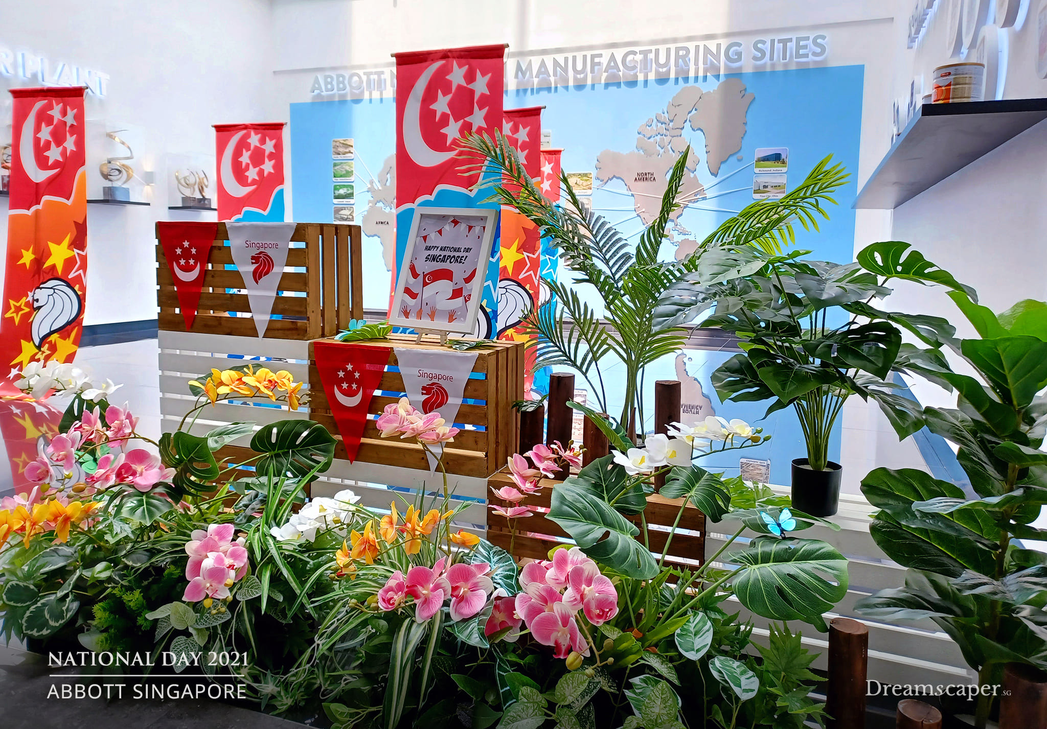 Singapore Orchids Artificial Flowers and Plants